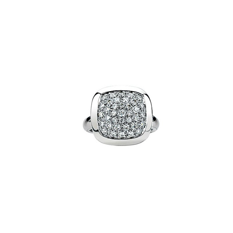 Stacking Square Diamond Pavè Ring