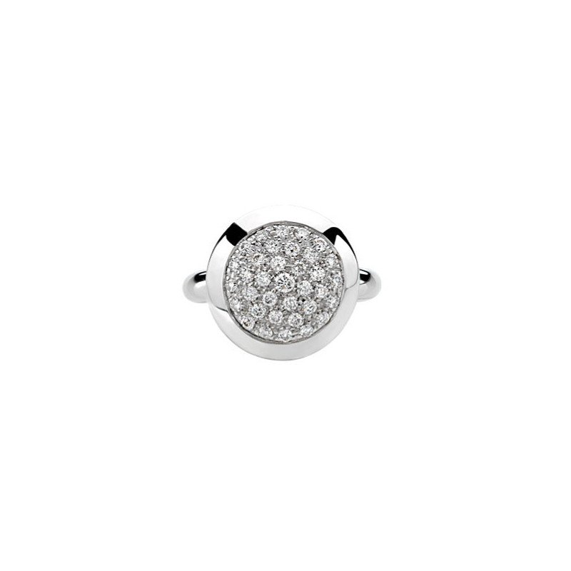 Stacking Round Diamond Pavè Ring